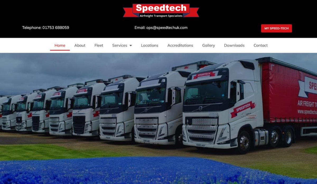 Page of Speedtech Uk Website Home Page